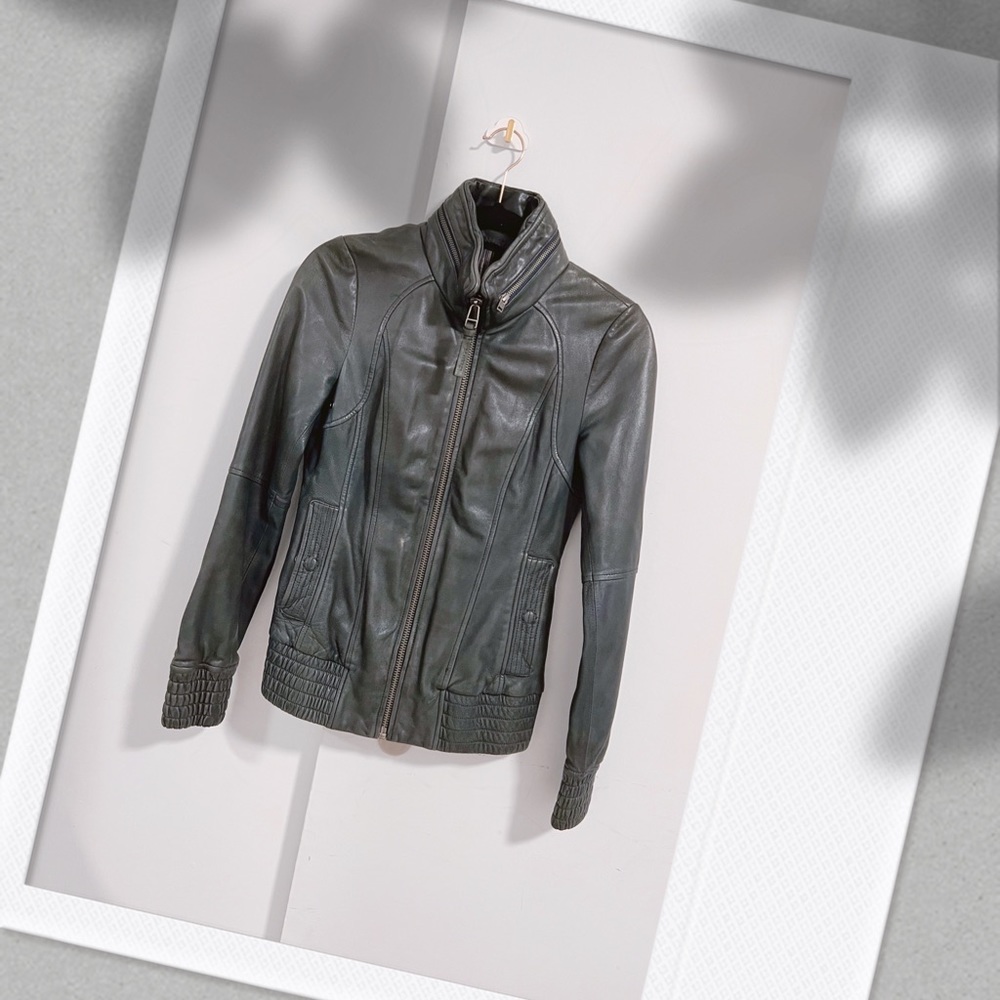 ✨ SOLD-OUT ✨ MACKAGE FOR ARITZIA - Lamb leather jacket - Black